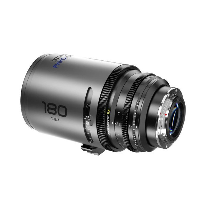 DZOFilm DZO-PA18028PLMB - Pavo 2x Anamorphic Prime 180mm T2.8 -Blue Coating- PL&EF Mount (Metric)