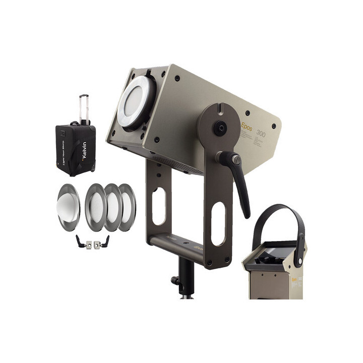 Kelvin EPOS-300-B-LK1 - Epos 300 RGB LED Monolight (B-Mount, Travel Kit with Accessories)