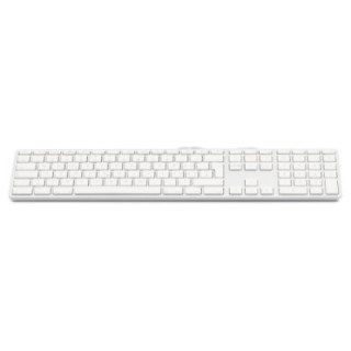 LMP KB_NO_si - USB Numeric Keyboard KB-1243, 110 Keys, 2x USB, Aluminum, Norwegian (NO) Layout, macOS, Silver