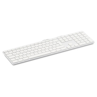 LMP KB_RO_si - USB Numeric Keyboard KB-1243, 110 keys, 2x USB, Aluminum, Romanian (RO) Layout, MacOS, Silver