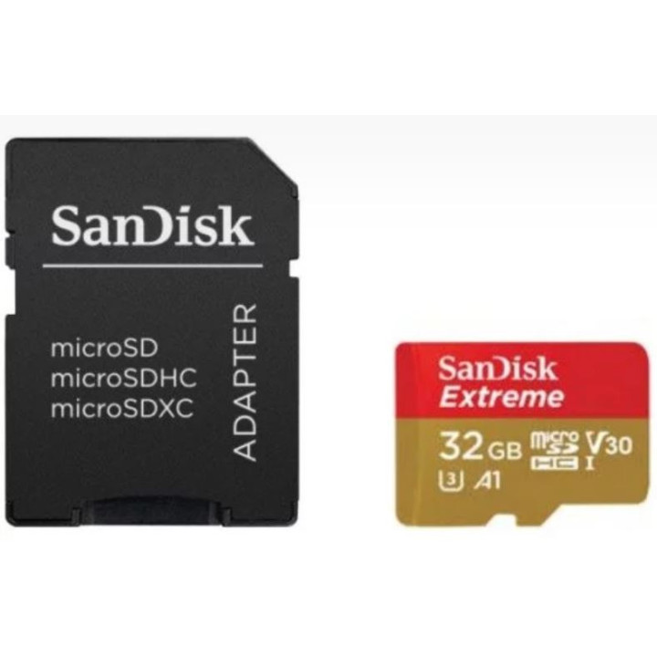 Sandisk SDSQXAF-032G-GN6AT - Extreme 100MB/s microSD 32GB Duo