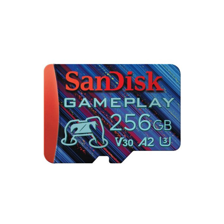 Sandisk SDSQXAV-256G-GN6XN - 256GB GamePlay microSD Card for Mobile and Handheld Console Gaming