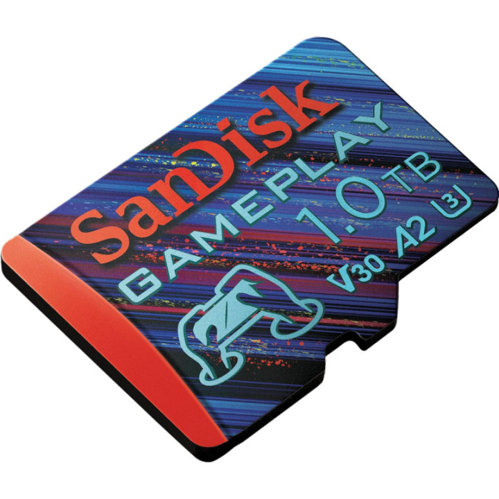 Sandisk SDSQXAV-1T00-GN6XN - 1TB GamePlay microSD Card for Mobile and Handheld Console Gaming