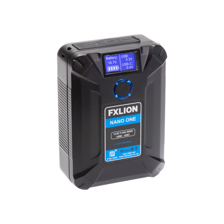 FXLION NANO-ONE-W - V-Mount Battery - 14.8V, 50Wh, Wireless