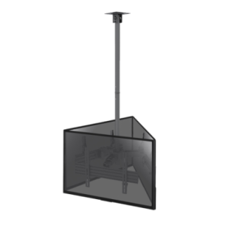 Kimex 014-6013 - Ceiling Mount for 3 TV Screens 50''-75'' Height Adjustable 86-325cm