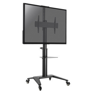 Kimex 030-1202 - Mobile Stand for Videoconference Screens 37'''-70'', Height 125-160cm, Black