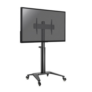 Kimex 030-1203 - Mobile Stand for TV Screens 37''-70'', Height 125-160cm, Black