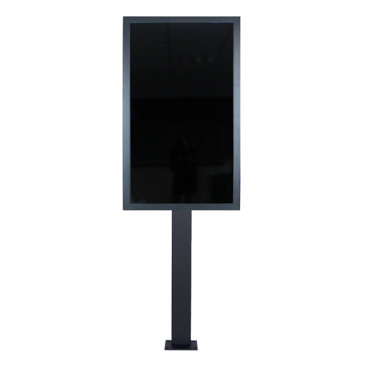 Kimex 033-1003K1 - Screw-on Shop Window Stand With Box for 55'' Screens - Vesa 400x600 Max