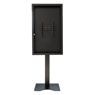 Kimex 033-1003K2 - Shop Window Stand With Box for 55'' Screens - Vesa 400x600 Max