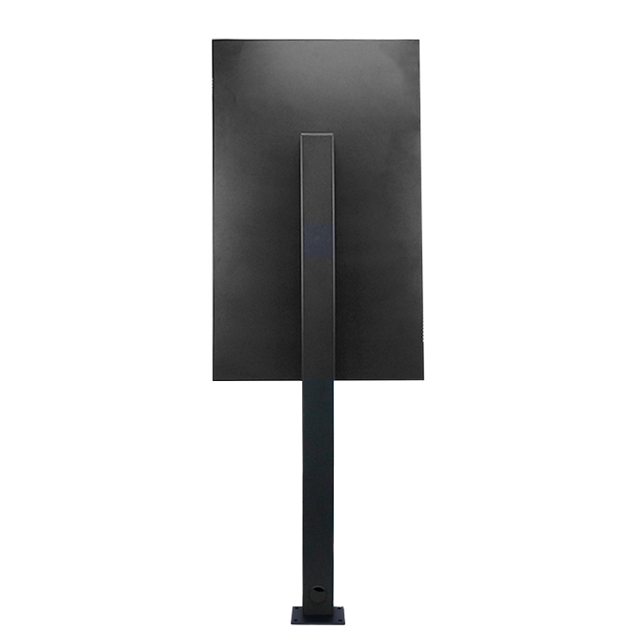 Kimex 033-1003K3 - Screw-on Shop Window Stand With Box for 55'' Screens - Vesa 400x400 Max