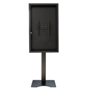 Kimex 033-1003K4 - Shop Window Stand With Box for 55'' Screens - Vesa 400x400 Max