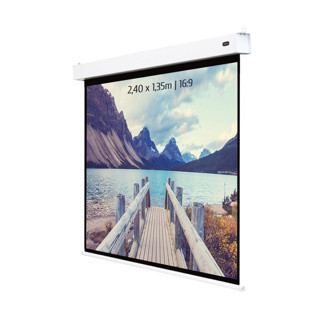 Kimex 047-1514 - Battery Powered Electric Projection Screen 2.40 X 1.35m - Format 16:9