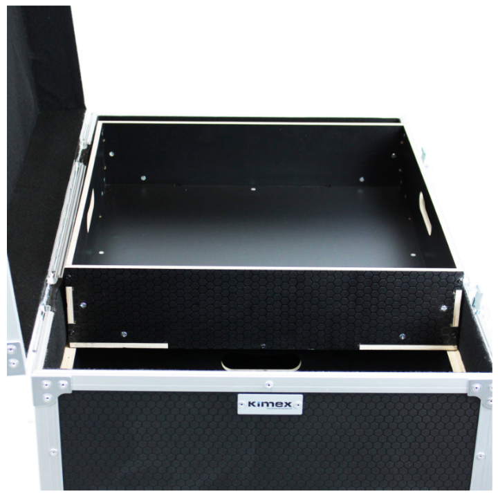 Kimex 100-0412 - Trunk Flight Case 120 x 60 x 60 cm with Storage