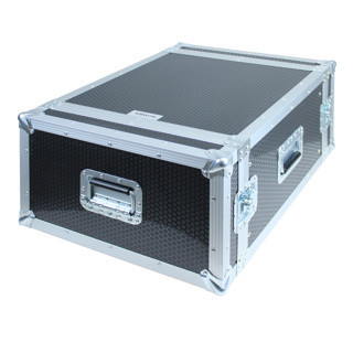 Kimex 101-0106 - 19'' Rack flight Case, Capacity 6U, Double Door