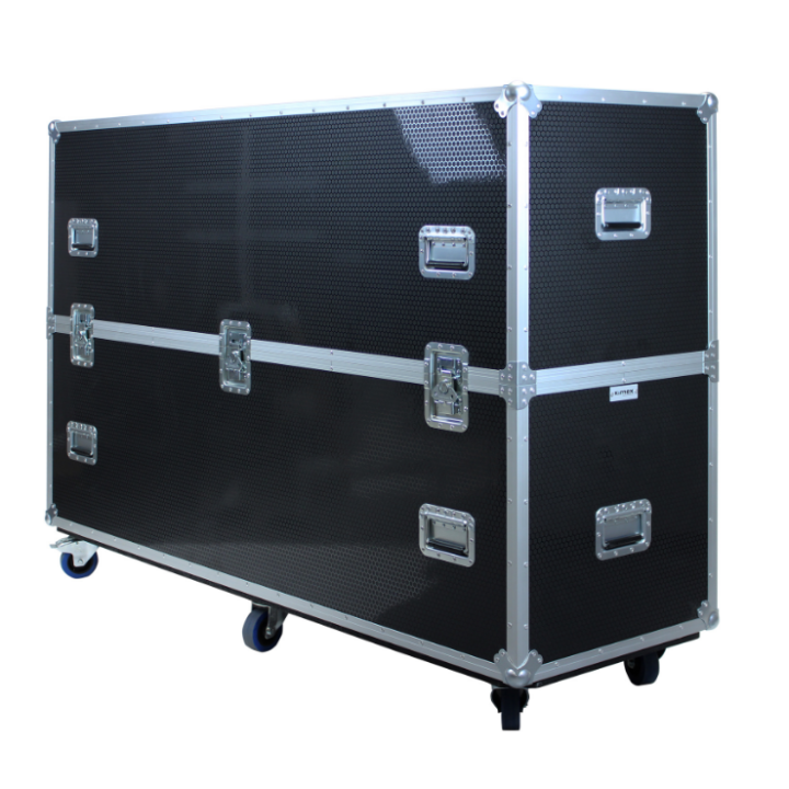 Kimex 103-4055 - Flight Case for Two TV Screens 40'' - 55''