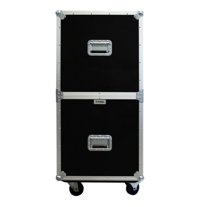 Kimex 103-6575 - Flight Case for Two TV Screens 65'' - 75''