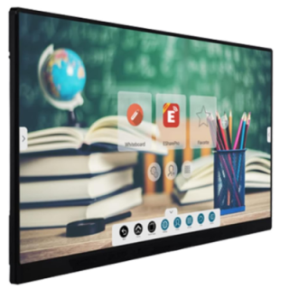 Kimex 160-4075T - 75'' UHD 4K 400 cd/m2 Interactive Touch Screen, 16h/7d