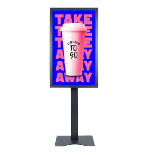 Kimex 161-3355 - Totem Video 55'' 700cd Android, Free-standing