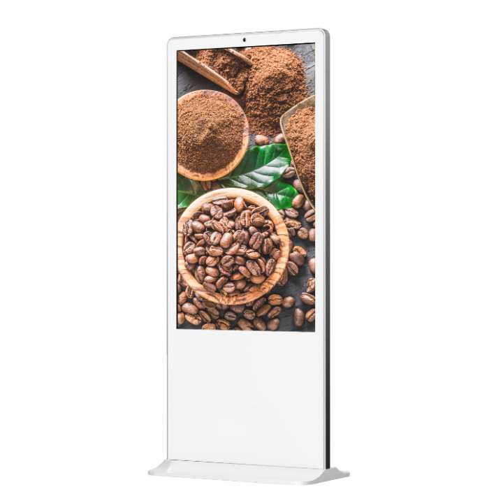 Kimex 161-4310 - 43'' Video Totem, FULL HD, 500 cd/m2, 24h/7d, Indoor, White