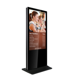 Kimex 161-5502 - Double-sided Video Totem 55'', FULL HD, 500 cd, 24h/7d, Indoor