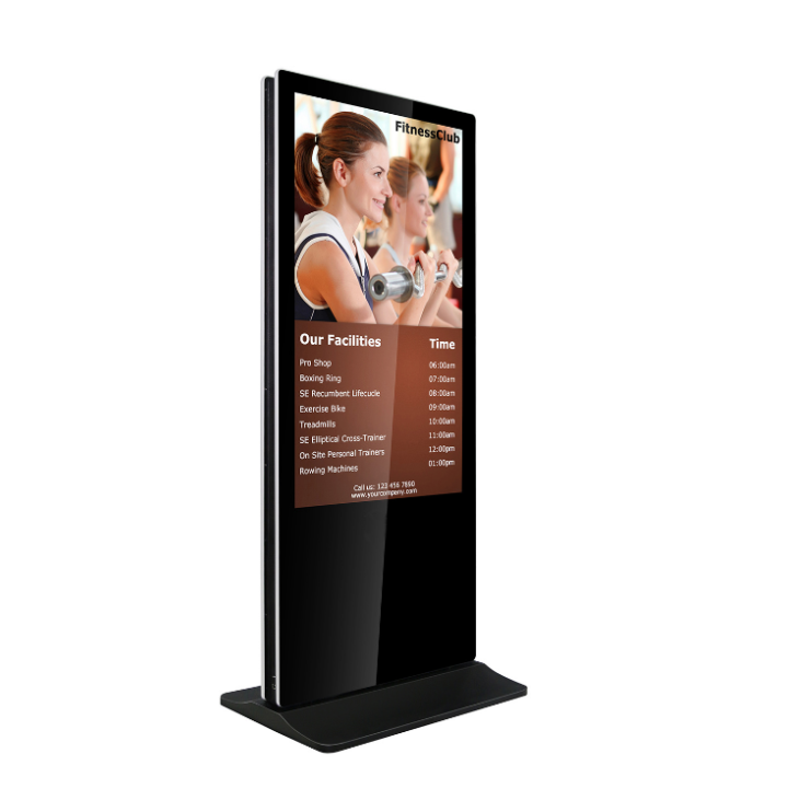 Kimex 161-5502 - Double-sided Video Totem 55'', FULL HD, 500 cd, 24h/7d, Indoor