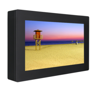 Kimex 162-5501TP - Housing with 55'' FULL HD 3500 cd 24/7 Touchscreen Video Monitor - Outdoor