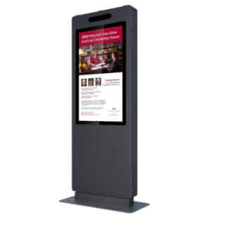 Kimex 162-5550 - Video Totem 55'', FULL HD, 3500 cd, 24h/7d, Outdoor - Hidden Connectors