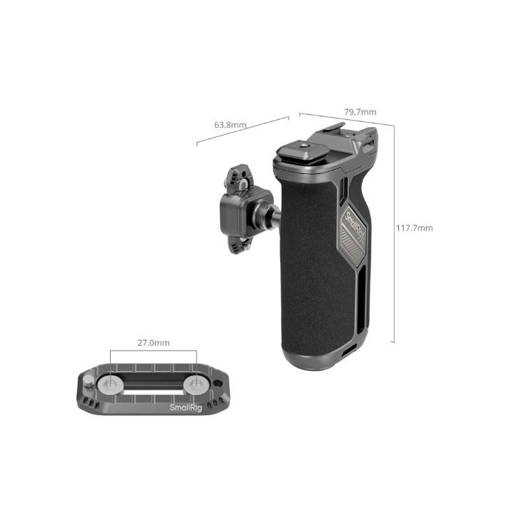 SmallRig 4485 - HawkLock H21 Quick Release Rotating Side Handle Kit