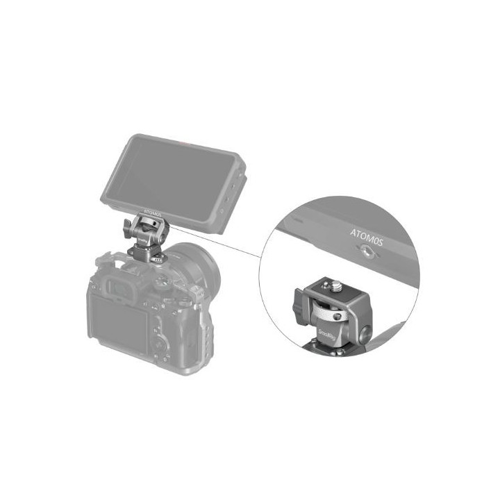 SmallRig 4487 - HawkLock H21 Quick Release Monitor Support with NATO Clamp