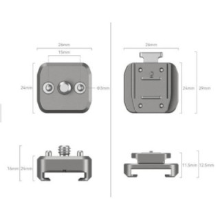 SmallRig 4500 - HawkLock H18 Quick Release Support with Cold Shoe