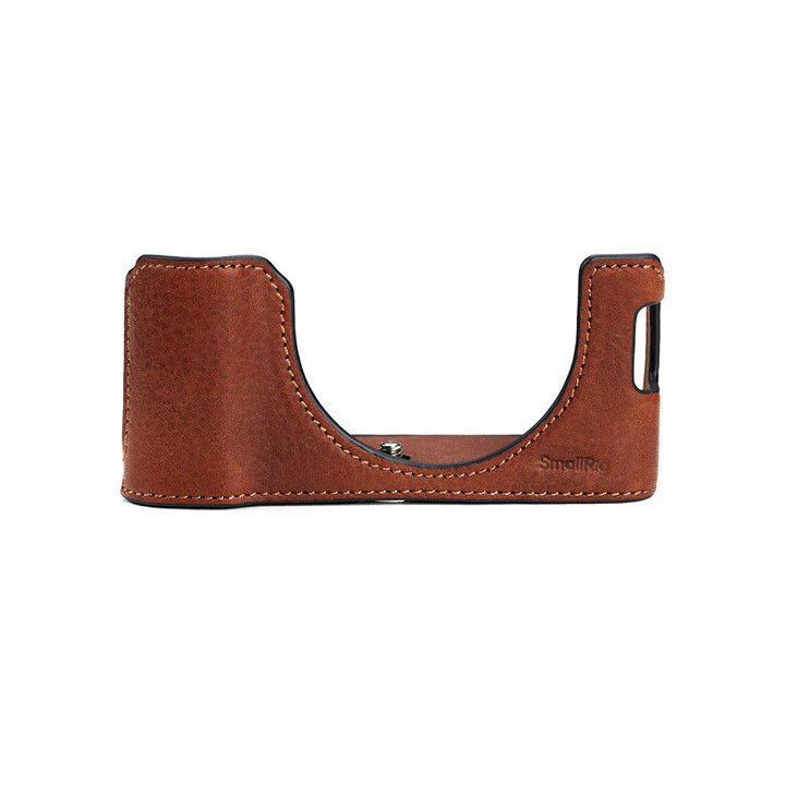 SmallRig 4699 -  Leather Half Case Kit for FUJIFILM X100VI (Brown)