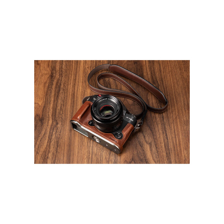 SmallRig 4710 - Leather Half Case Kit for FUJIFILM X-T50 (Brown)