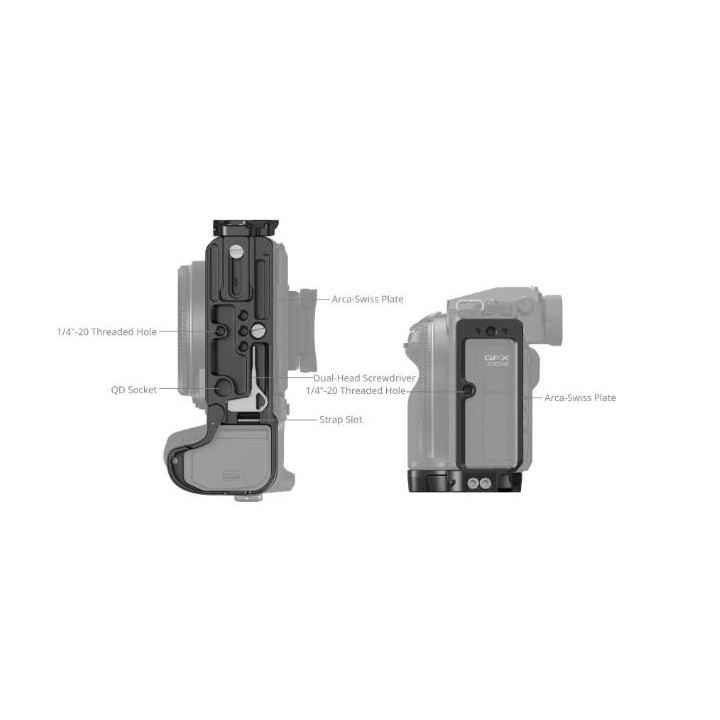 SmallRig 4716 - L-Shape Mount Plate for FUJIFILM GFX100S II