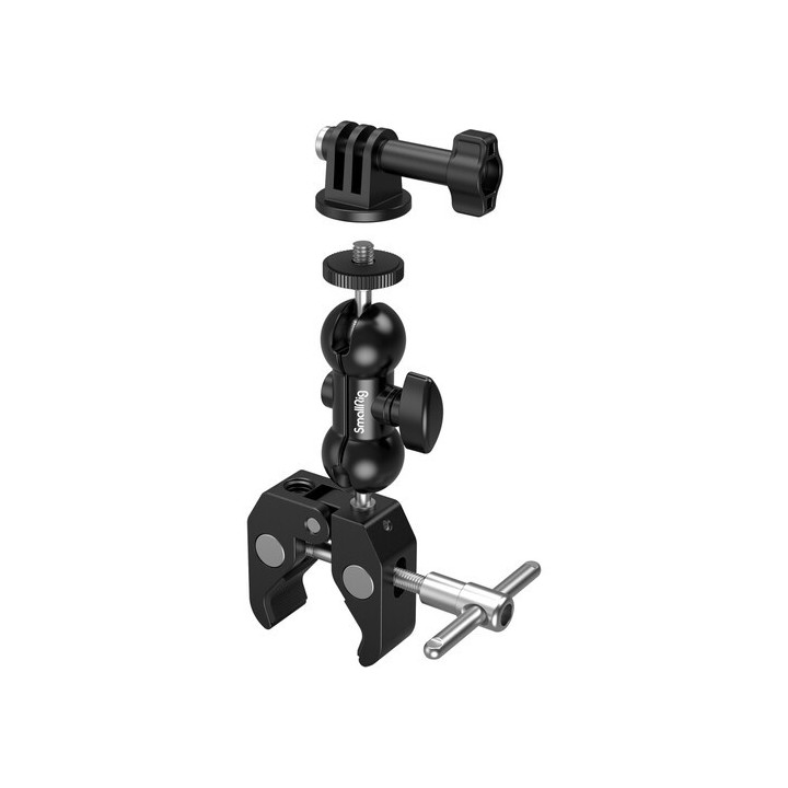 SmallRig 1138B - Crab-Shaped Clamp Kit with Ballhead Magic Arm
