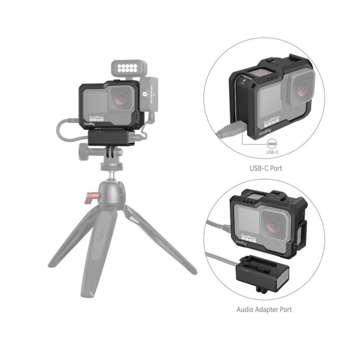 SmallRig 3083C - Cage Kit for GoPro Hero 12 / 11 / 10 / 9 Black