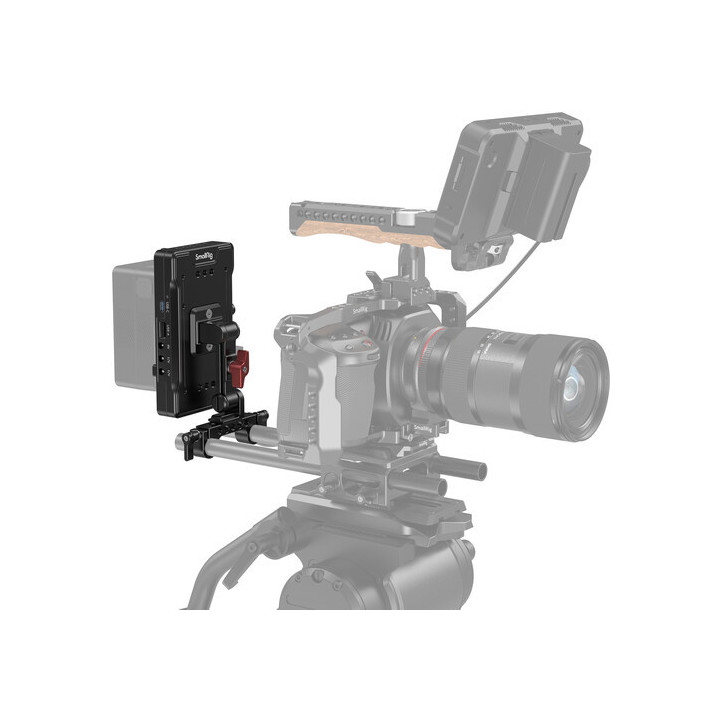 SmallRig 3204B - Advanced V-Mount Battery Mount Plate with Adjustable Arm
