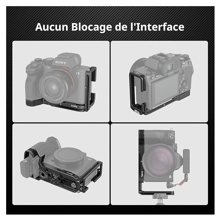 SmallRig 3660B - L-Bracket for Sony Alpha 7R V / Alpha 7 IV / Alpha 7S III / Alpha 1 / Alpha 7R IV / Alpha 9 II