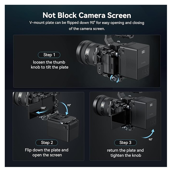 SmallRig 4063B - V-Mount Battery Mount Plate Kit (Advanced)