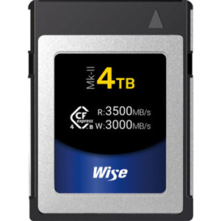 Wise WI-CFX4-B4096M2 - 4TB CFexpress 4.0 Type B Mk-II Memory Card