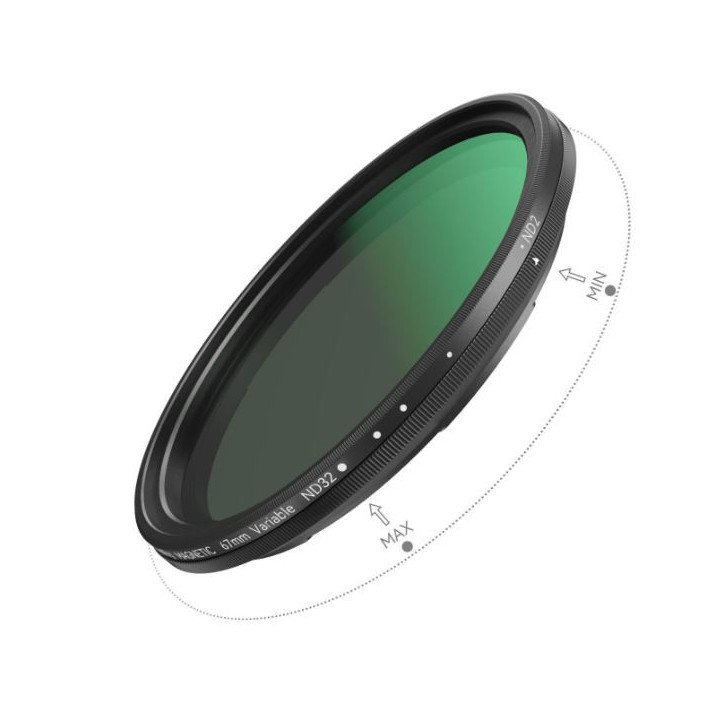 SmallRig 4581 - Attachable VND Filter ND2-ND32 (1-5 Stop) 67mm 