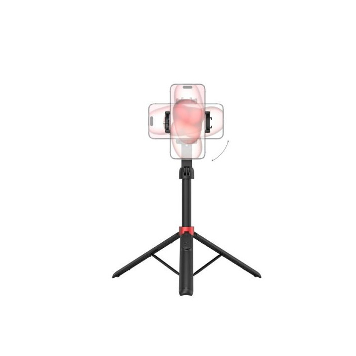 SmallRig 4729 -  Portable Selfie Stick Tripod ST-25 Black