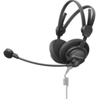 Sennheiser HMD-46 - Dual-Ear On-Ear Open-Back Broadcast Headset with Dynamic Mic (No Cable)