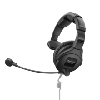 Sennheiser HMD-300-S - S Single-Ear Over-Ear Broadcast Headset with Dynamic Microphone (No Cable)