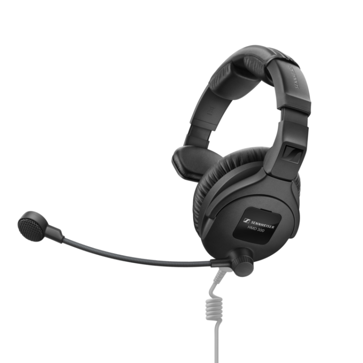Sennheiser HMD-300-S - S Single-Ear Over-Ear Broadcast Headset with Dynamic Microphone (No Cable)