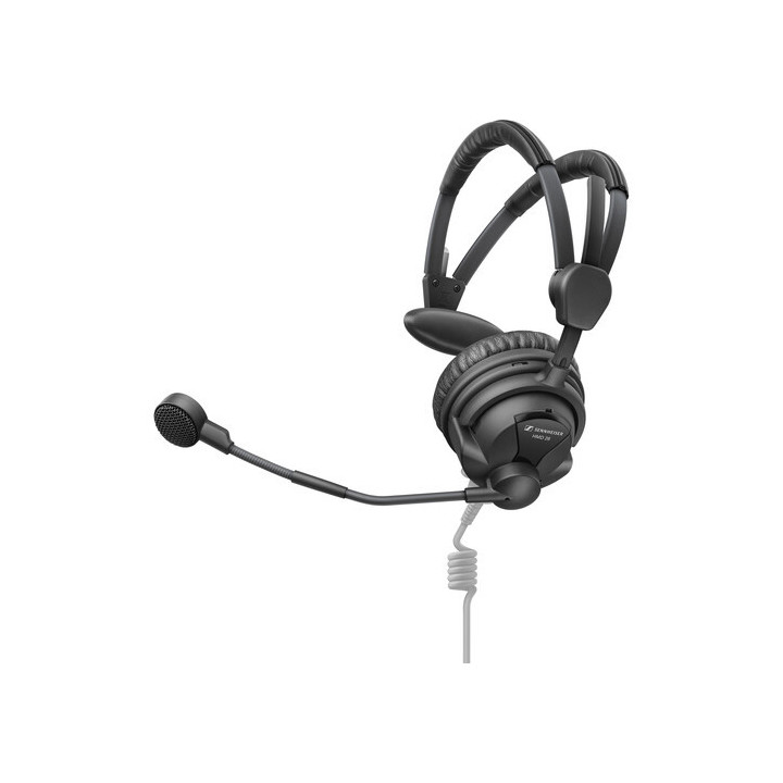 Sennheiser HMD-26-S - Single-Ear On-Ear Broadcast Headset with Dynamic Microphone (No Cable)