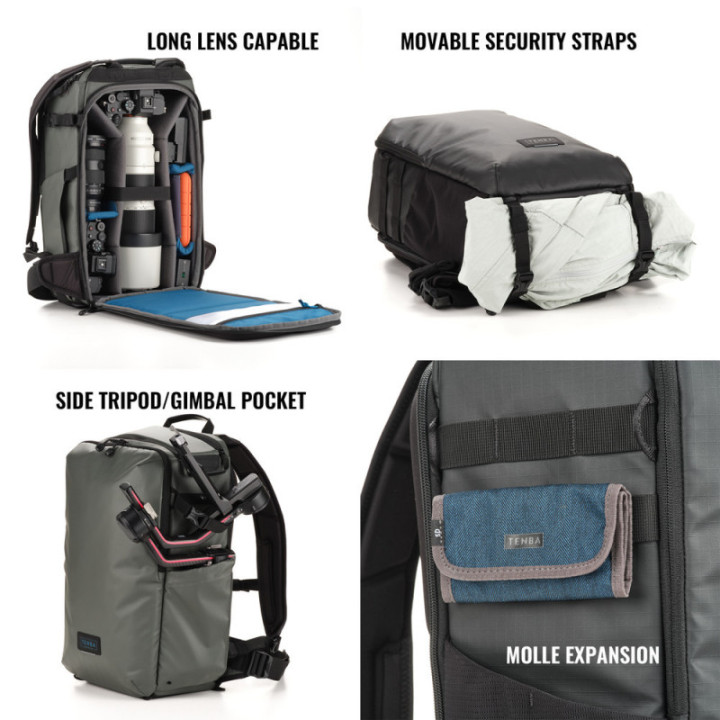 Tenba TE636441 - Solstice V2 Backpack (Gray, 20L)