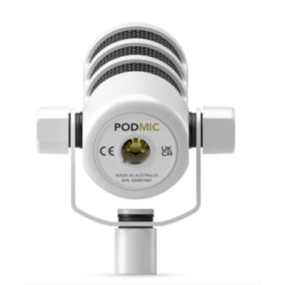 Rode PODMICW - PodMic Dynamic Podcasting Microphone (White)