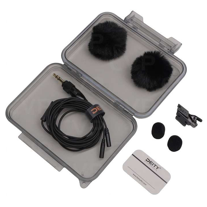 Deity DY-6971842181902 - Dual-Head WLP (Dual Capsule Lavalier - 3.5mm TRS)