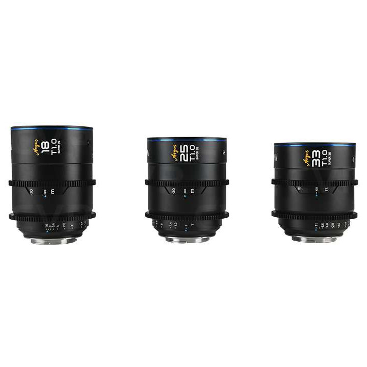 Laowa VE182533FXC - Argus S35 Cine 3-Lens Bundle (18mm, 25mm, 33mm)