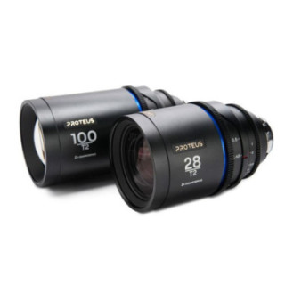 Laowa VE28100PLEFBM - Proteus 2X Anamorphic 2-Lens Bundle Set C (28mm, 100mm) - Blue (Meters)